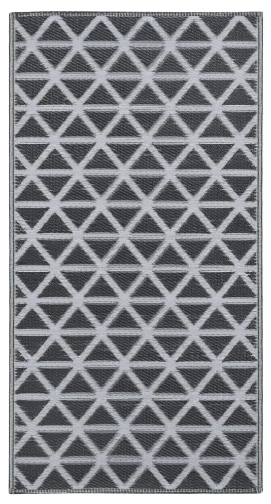 vidaXL Χαλί Εξωτερικού Χώρου Μαύρο 160 x 230 εκ. από Πολυπροπυλένιο