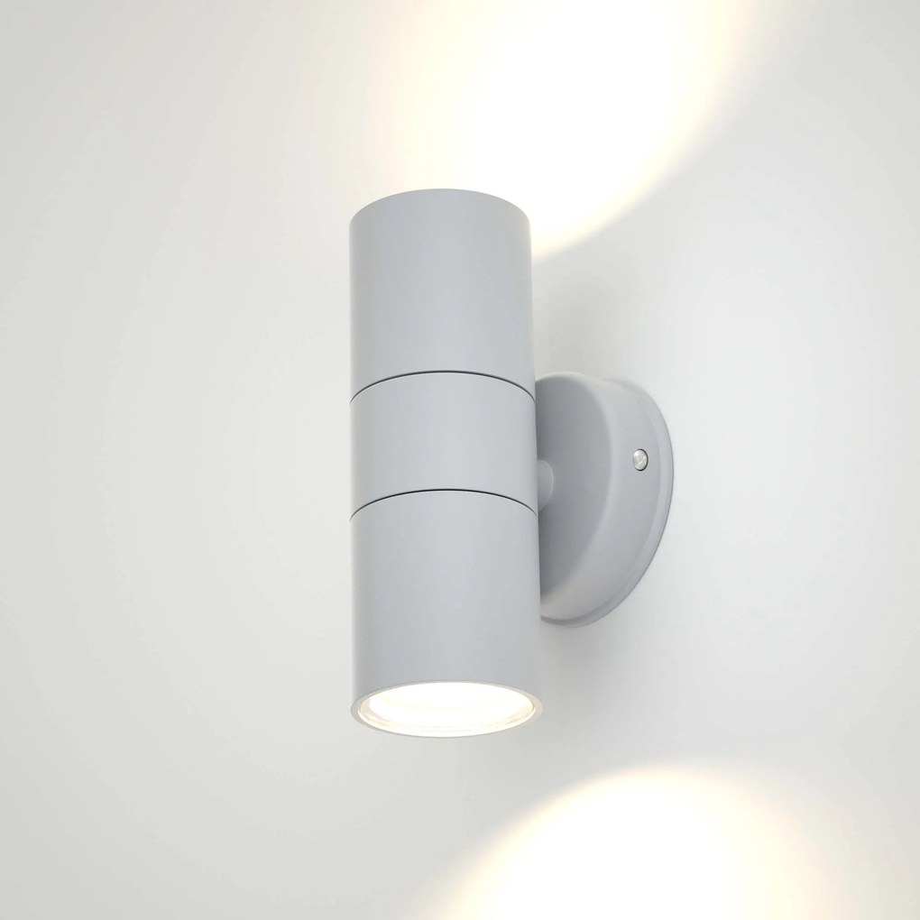 Φωτιστικό τοίχου Ouachita 2xGU10 Outdoor Up-Down Wall Lamp Grey D15.2cmx11.3cm (80200634) - 80200634 - 80200634