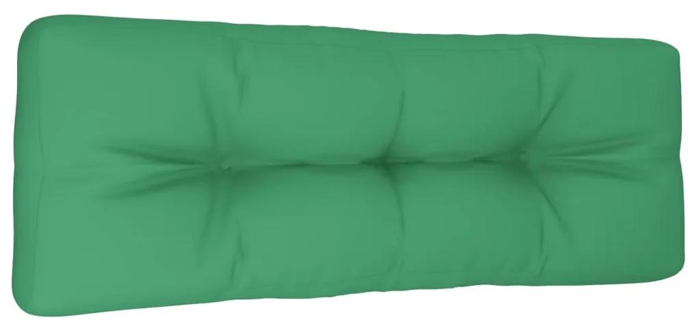 vidaXL Μαξιλάρι Παλέτας Πράσινο 120 x 40 x 12 εκ. Υφασμάτινο