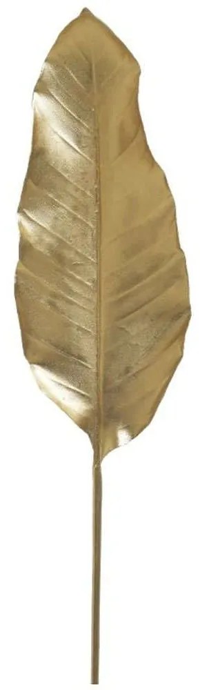 Διακοσμητικό Κλαδί Φύλλο 3-85-084-0163 100cm Gold Inart Πλαστικό