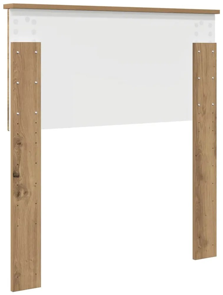 vidaXL Κεφαλάρι με κεφαλάρι Artisan Oak 80 cm Επεξεργασμένο ξύλο