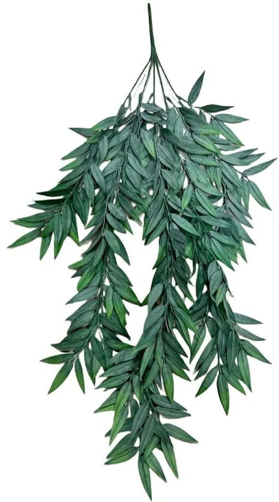 Τεχνητό Κρεμαστό Μπαμπού 1771-7 15x2x80cm Green Supergreens Πολυαιθυλένιο