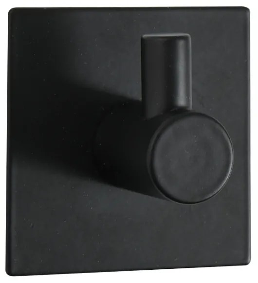 Κρεμαστράκι Τοίχου (Φ4.5) Bathdeco Meti Square Black