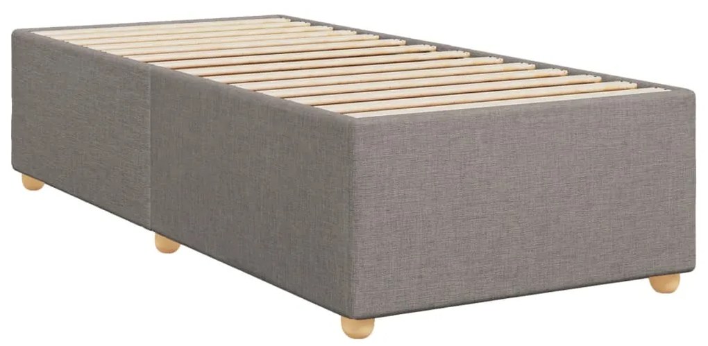 ΚΡΕΒΑΤΙ BOXSPRING ΜΕ ΣΤΡΩΜΑ TAUPE 100 X 200 ΕΚ. ΥΦΑΣΜΑΤΙΝΟ 3286588