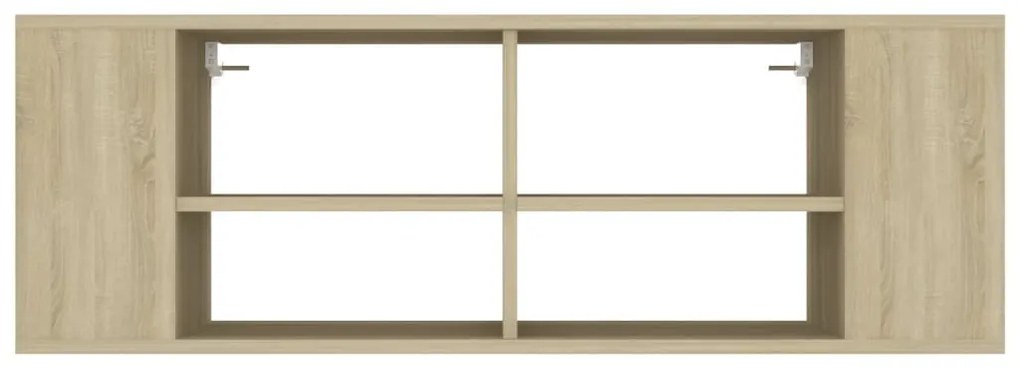 vidaXL Έπιπλο Τηλεόρασης Κρεμαστό Sonoma Δρυς 102x35x35 εκ Επεξ. Ξύλο