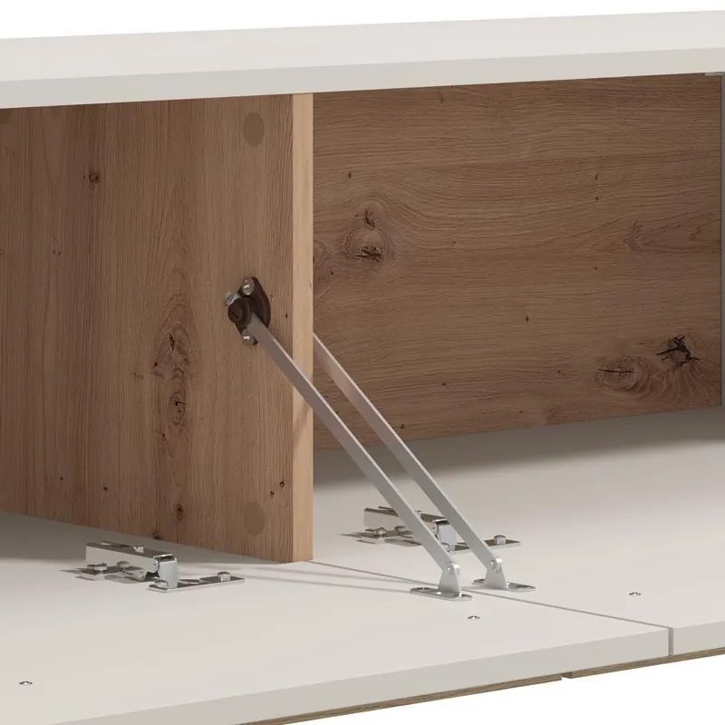 Έπιπλο τηλεόρασης ARLES 154 2K2V Cashmere - Artisan Oak 154x42x32εκ. 154x42x32 εκ.