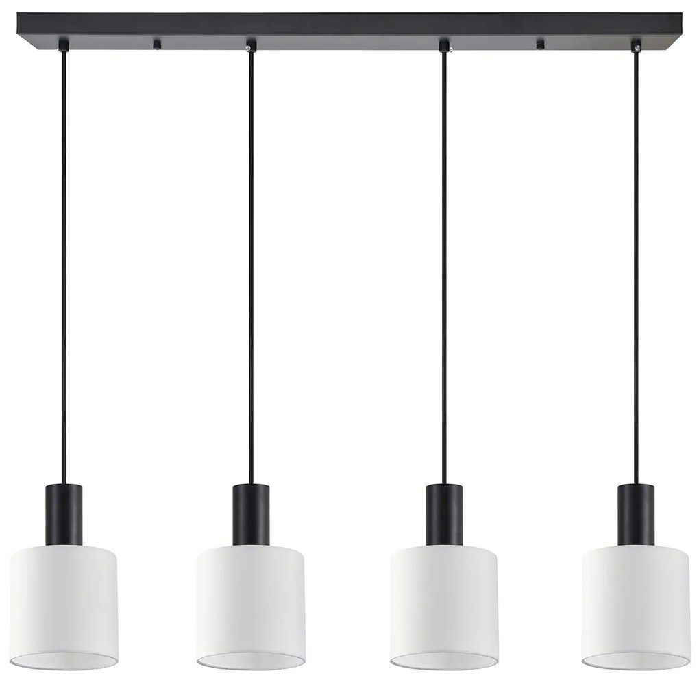 Φωτιστικό Οροφής Πολύφωτο Homelighting 77-8511 Black/White