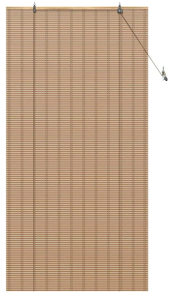 vidaXL Ρόλερ Άλλο Ανοιχτό καφέ 120 x 220 cm Μπαμπού