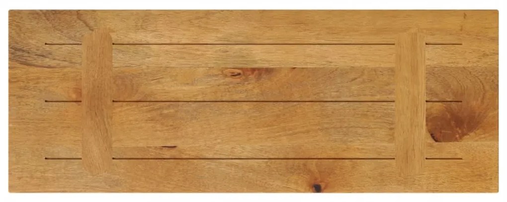 vidaXL Επιφάνεια Τραπεζιού Ορθογώνια 80x20x2,5 εκ. Μασίφ Ξύλο Μάνγκο
