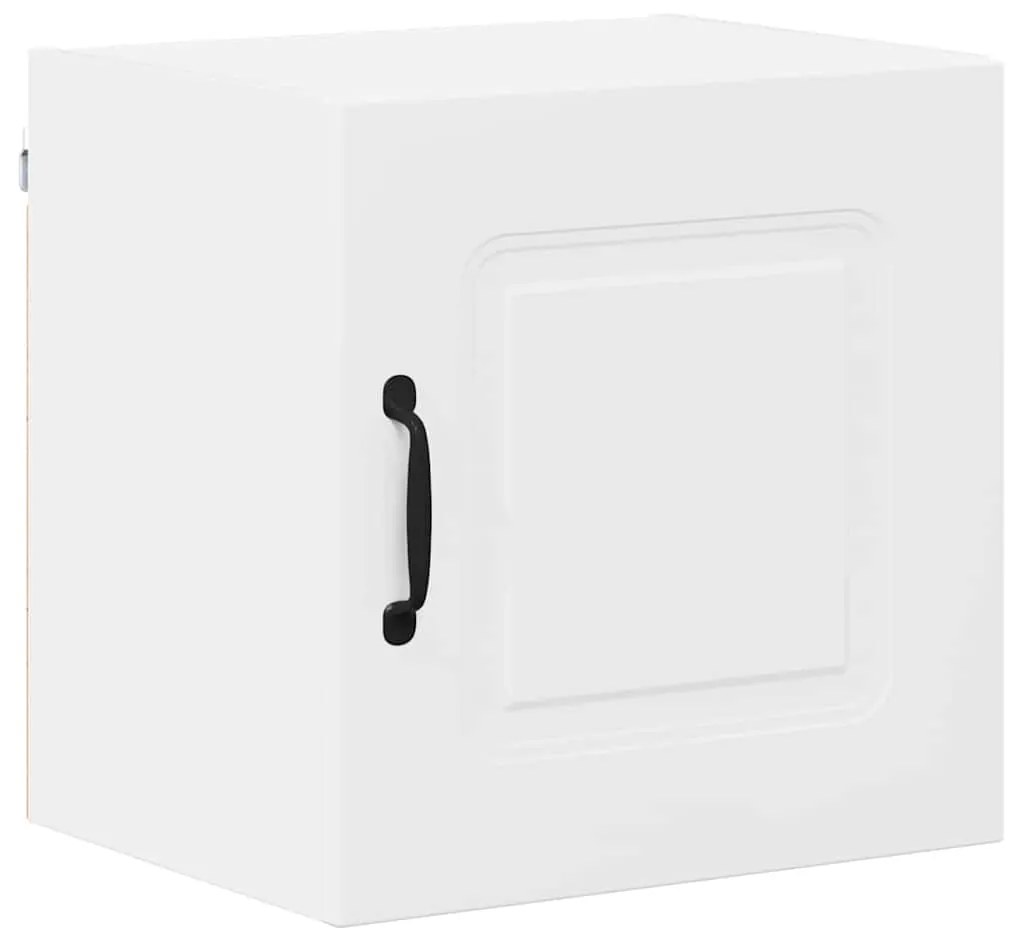 vidaXL Κρεμαστό ντουλάπι κουζίνας με ράφι 2 pcs Λευκό 40 x 31 x 40 εκ.