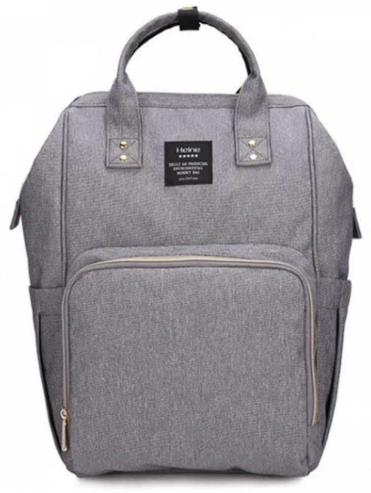 Τσάντα Μωρού Πλάτης B-200 42x27x21 Grey Heine Ύφασμα