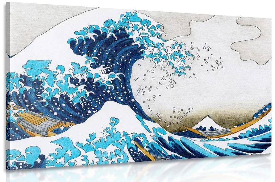Αναπαραγωγή εικόνας The Great Wave of Kanagawa - Kacushika Hokusai