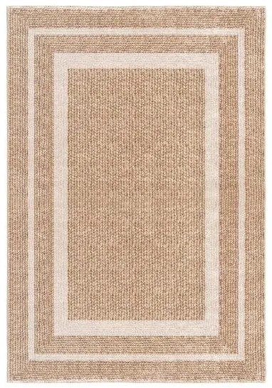 Beauty Home Χαλί Tropic Art 9138 133x190 Μπεζ,Λευκό
