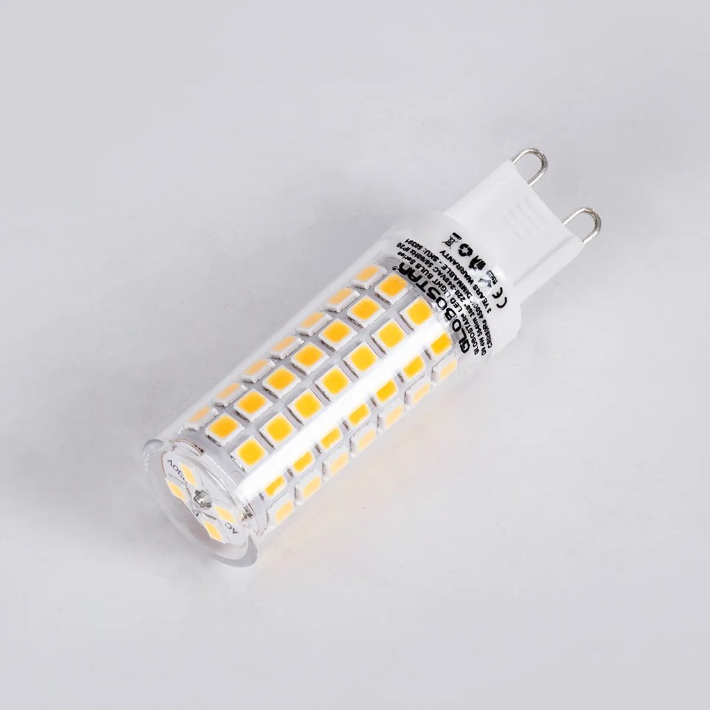 GloboStar 60392 Λάμπα LED G9 4W 544lm 360° AC 220-240V IP20 Φ1.86 x Υ6.3cm Θερμό Λευκό 2700K Dimmable - 3 Years Warranty - 60392