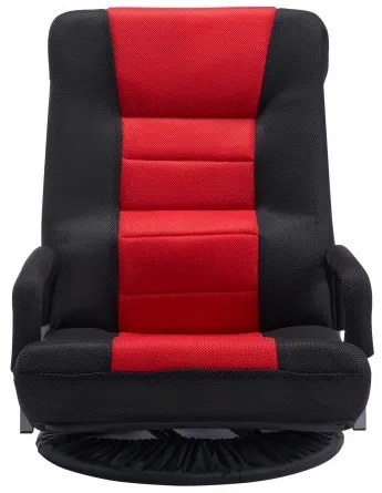 VEVOR 360° Swivel Floor Gaming Chair Folding Floor Chair with Armrest Adjustable