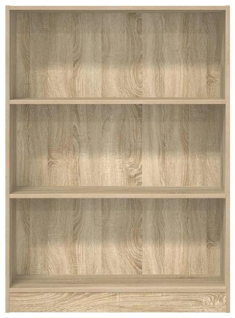 vidaXL Βιβλιοθήκη Sonoma Δρυς 80x24x109 εκ. από Επεξεργασμένο Ξύλο