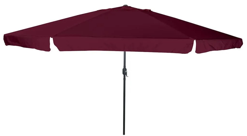 vidaXL Ομπρέλα Κήπου ø395x245 cm Μπορντό