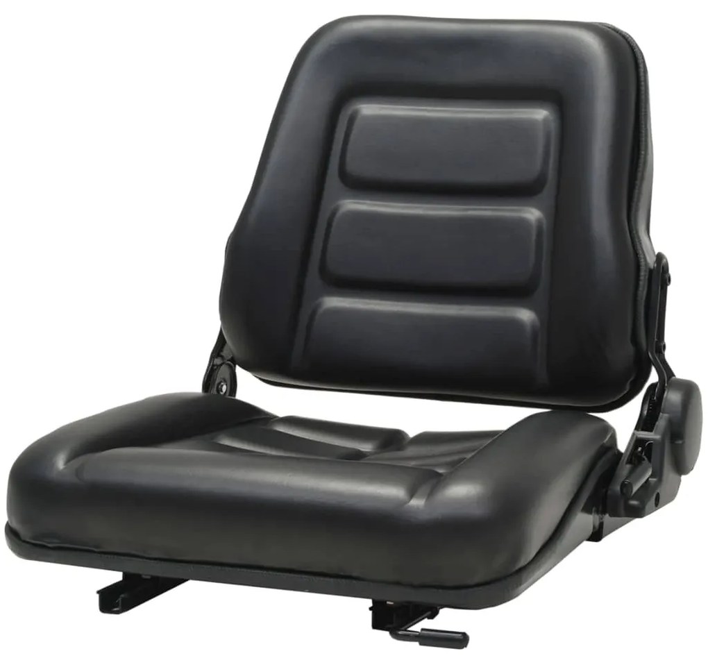 vidaXL Κάθισμα Περονοφόρου Ανυψωτικού/Τρακτέρ με Ρυθμιζ. Πλάτη Μαύρο