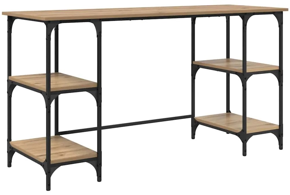 vidaXL Γραφείο Artisan Oak 140 x 50 x 75 εκ. Επεξεργασμένο ξύλο