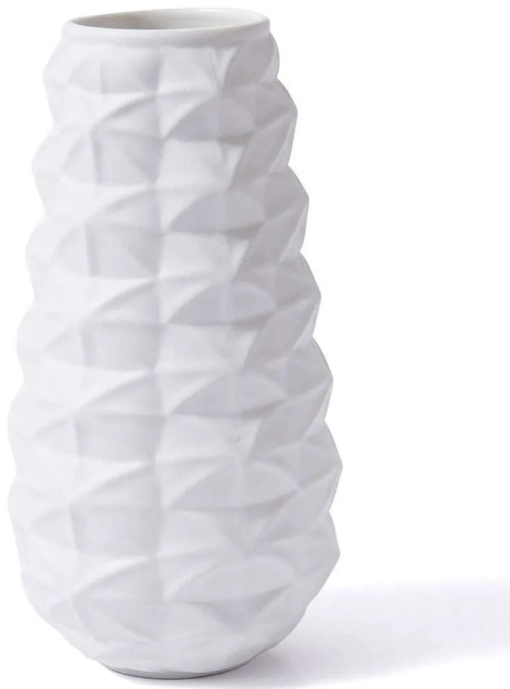 Βάζο 742TMA4907 22x22x37cm White Aberto Design Ceramic