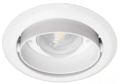 Χωνευτό Σποτ Φωτιστικό Ψευδοροφής Downlight LED 42W Μονή Περιστροφή 4000Κ Φ19,5cm Uno 195-G Interlight 19484 Λευκό