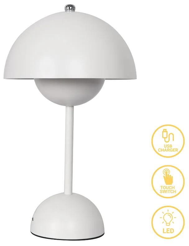 Επιτραπέζιο φωτιστικό Creative pakoworld LED λευκό Φ18x30εκ Model: 009-000113