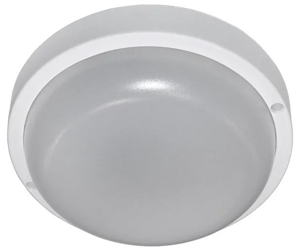 Adeleq Led Πλαφονιέρα Pc Στρογγυλή Φ20cm 18W 4000K Ip54 Λευκή 21-2001810