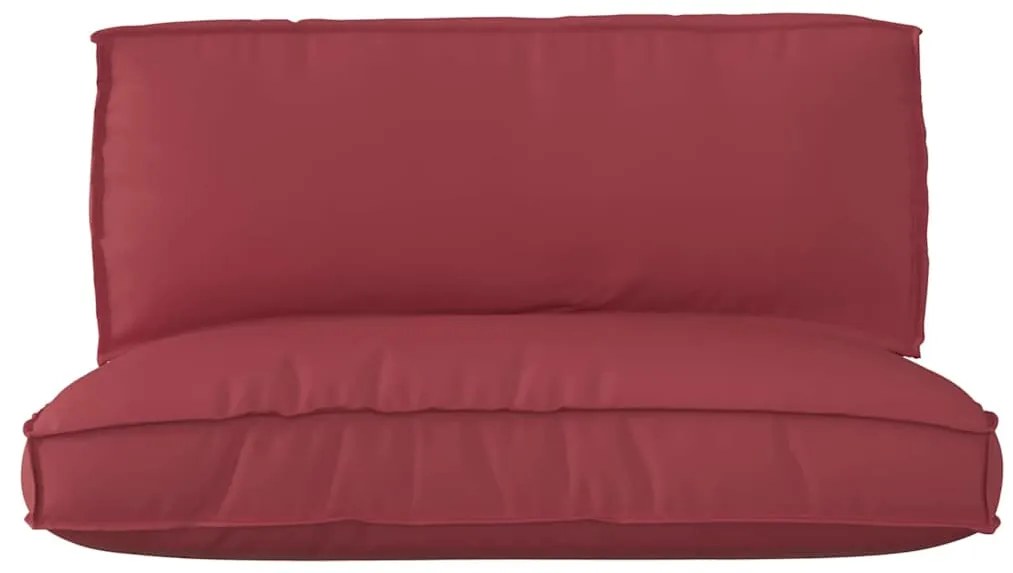 vidaXL Σετ Μαξιλαριών Πάγου 2 pcs Κόκκινο Ύφασμα Όξφορντ