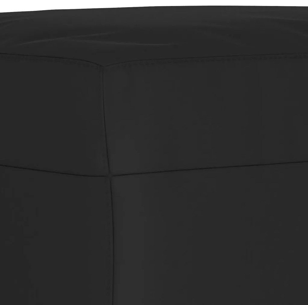 vidaXL Πάγκος Μαύρο 70 x 35 x 41 εκ. από Ύφασμα Μικροϊνών