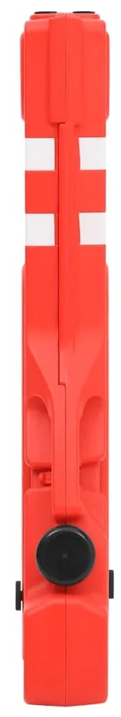 vidaXL Μπάρα Σήμανσης Πτυσσόμενη Κόκκινη 210 x 50 x 105 εκ.