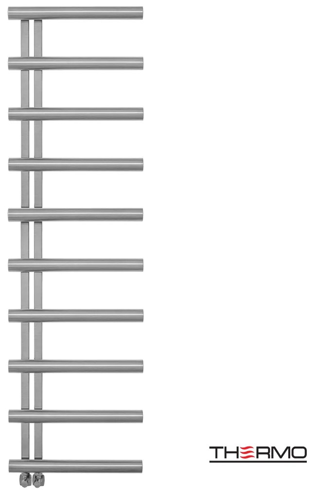 Thermo Accent Θερμαινόμενη πετσετοκρεμάστρα 176x50cm Inox Brushed ΔΕΝ ΠΕΡΙΛΑΜΒΑΝΤΟΝΤΑΙ ΔΙΑΚΟΠΤΕΣ &amp; ΑΝΤΙΣΤΑΣΕΙΣ