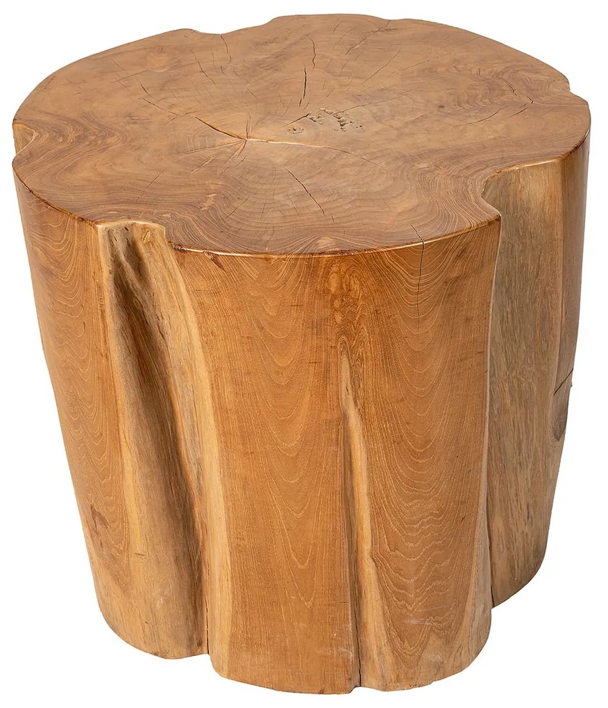 Side Table S Line 54cm X Ø61cm βοηθητικό κορμός μασίφ SS273-00N3