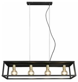 Κρεμαστό Φωτιστικό Οροφής 4xE27 Μαύρο Vito R30194032 Trio Lighting R30194032 Μαύρο