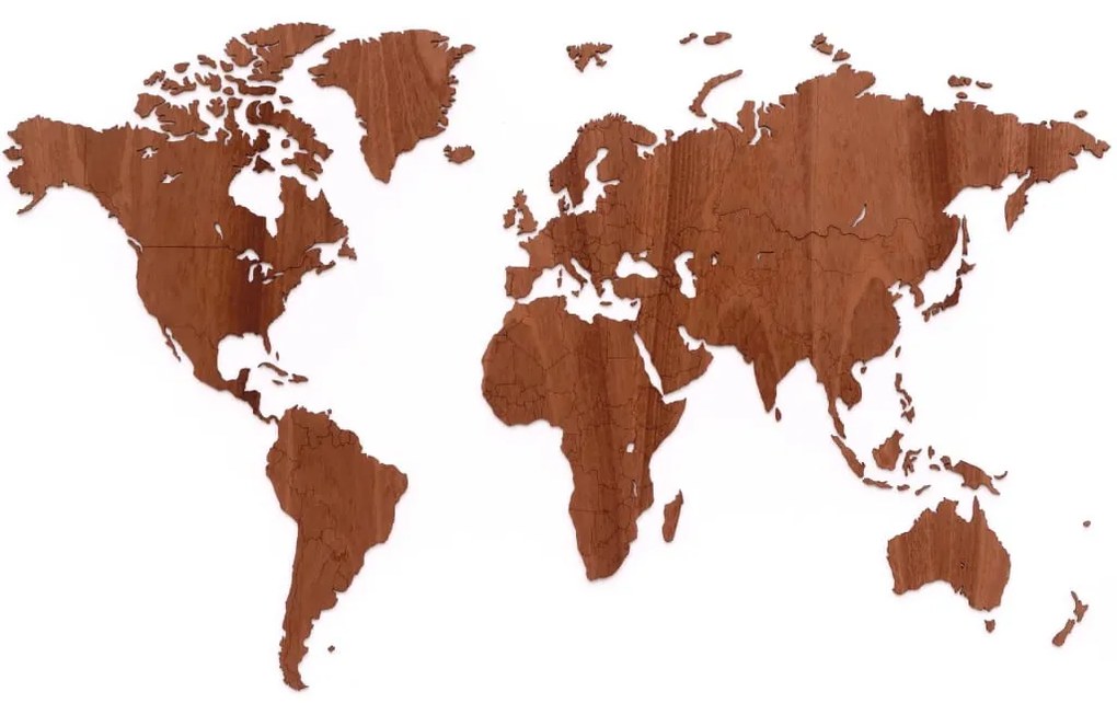 MiMi Innovations Παγκόσμιος Χάρτης Exclusive 130 x 78 εκ. Ξύλο Σαπέλε