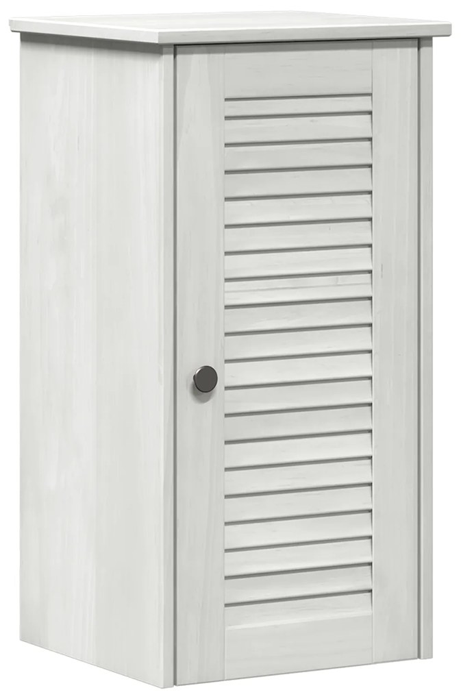 vidaXL Σετ Επίπλων Μπάνιου με ράφι 2 pcs Λευκό αντικέ 37 x 34 x 80 εκ