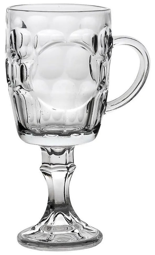 Ποτήρι Μπύρας Με Πόδι (Σετ 6τμχ) 22cm Int8528 Clear Espiel Glass