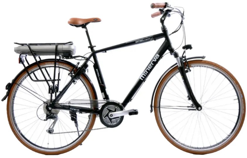 Estrel 28 Inch 53 cm Men 9SP Rim Brakes BlackMinerva