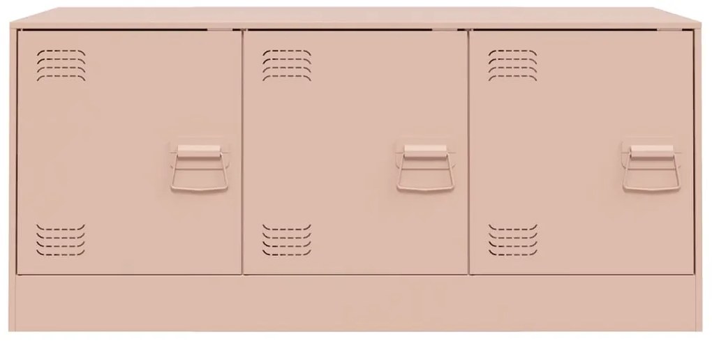 vidaXL Έπιπλο Τηλεόρασης Ροζ 99x39x44 εκ. από Ατσάλι
