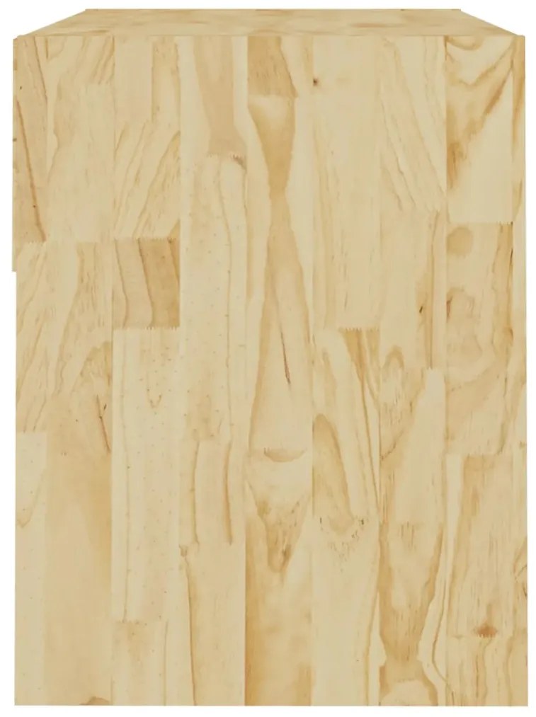 vidaXL Κομοδίνα 2 τεμ. 40 x 31 x 40 εκ. από Μασίφ Ξύλο Πεύκου