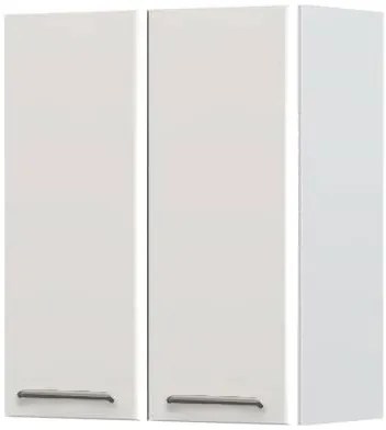 Ντουλάπι κρεμαστό Modena V7-60-2K-Λευκό - Γκρι ανοιχτό