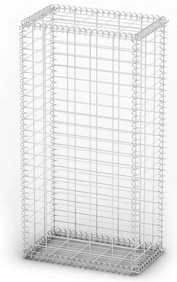 vidaXL Συρματοκιβώτιο 100 x 50 x 30 εκ. Γαλβανισμένο Σύρμα με Καπάκια