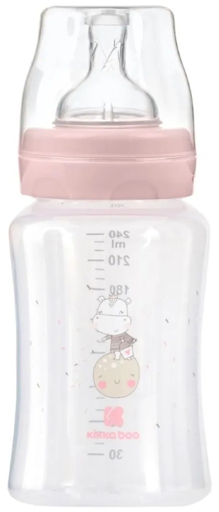 KIKKA BOO ΜΠΙΜΠΕΡΟ PP 240ml HIPPO DREAMS PINK 31302020129