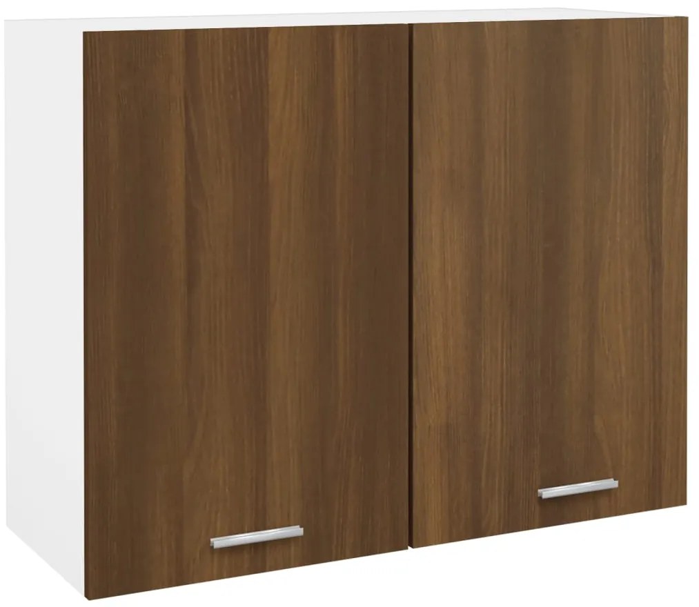 vidaXL Ντουλάπι Κρεμαστό Lyon Καφέ Δρυς 80x31x60εκ. Επεξεργασμένο Ξύλο