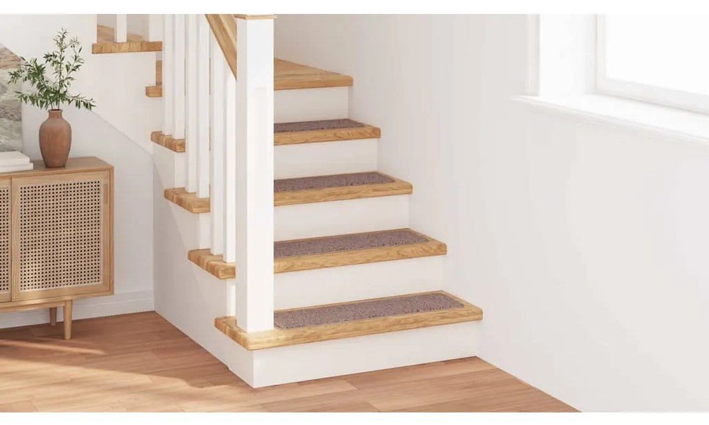 vidaXL Σκαλοπάτια 15 pcs Ανοιχτό καφέ 75 x 20 cm Πολυπροπυλένιο