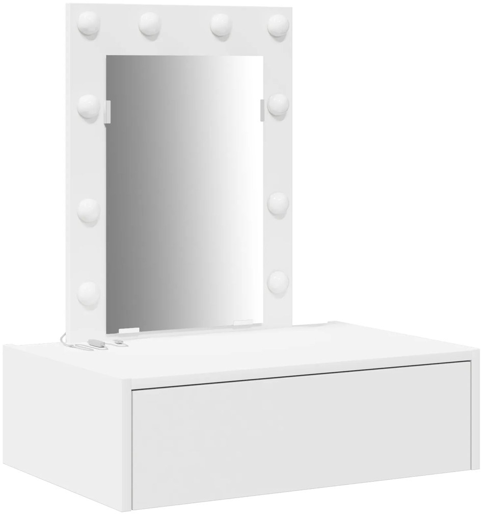 vidaXL Τραπέζι περιποίησης Λευκό 60 x 40 x 70 εκ. Επεξεργασμένο ξύλο