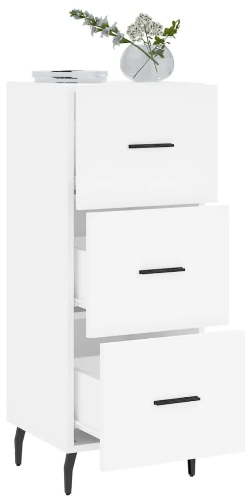 vidaXL Ντουλάπι Λευκό 34,5 x 34 x 90 εκ. από Επεξεργασμένο Ξύλο