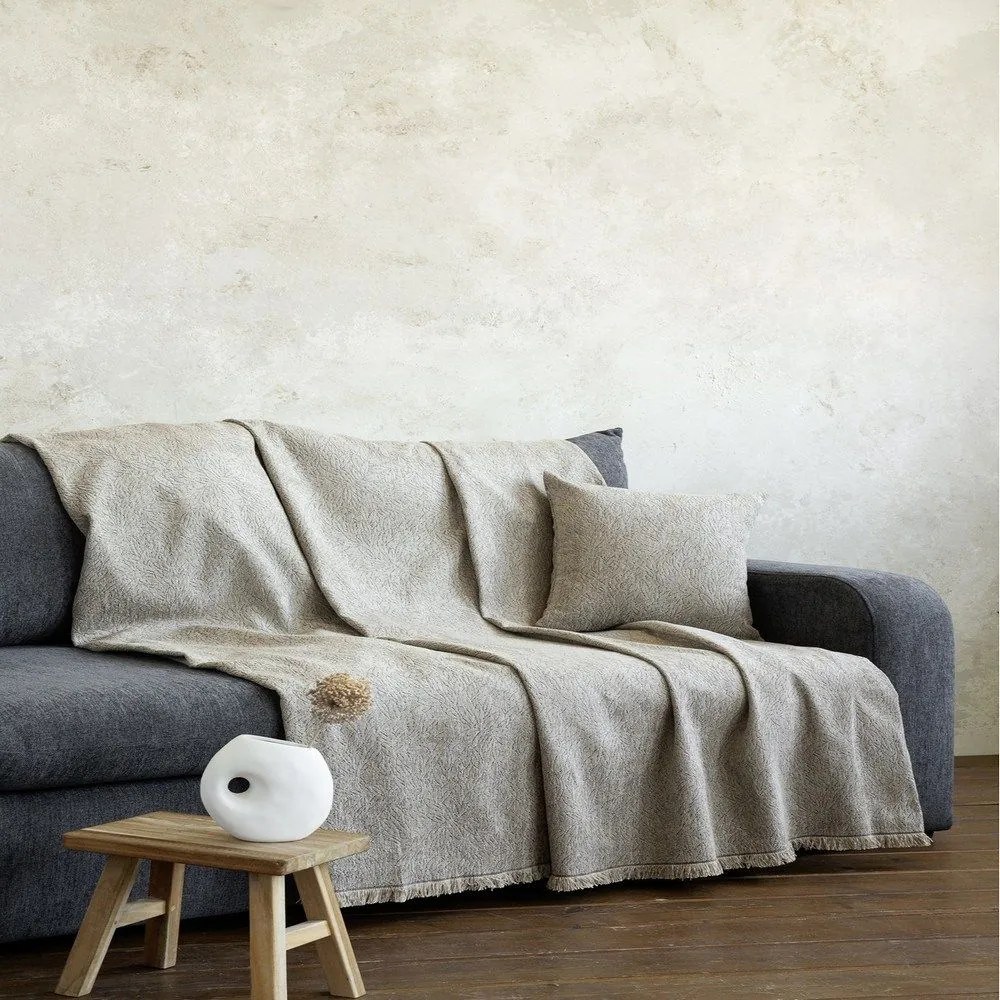 Ριχτάρι Satori Taupe Nima Διθέσιο 180x240cm Acrylic,Cotton,Polyester