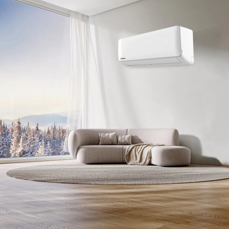 Inverter κλιματιστικό Crown CIT-18FO62AS, 18000 BTU, A++, φίλτρο άνθρακα και ασημένιο φίλτρο, αυτοκαθαρισμός, αυτοαπόψυξη, λευκό