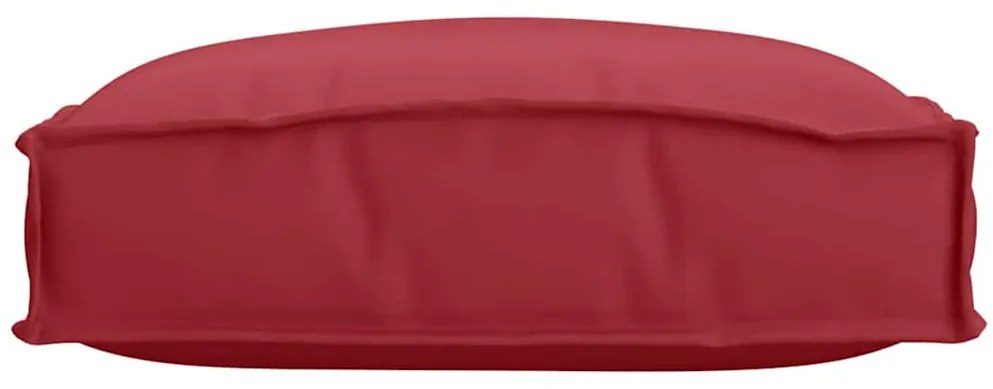 vidaXL Μαξιλάρι παλέτας για κάθισμα 2 pcs Κόκκινο 40 x 40 x 8 εκ.