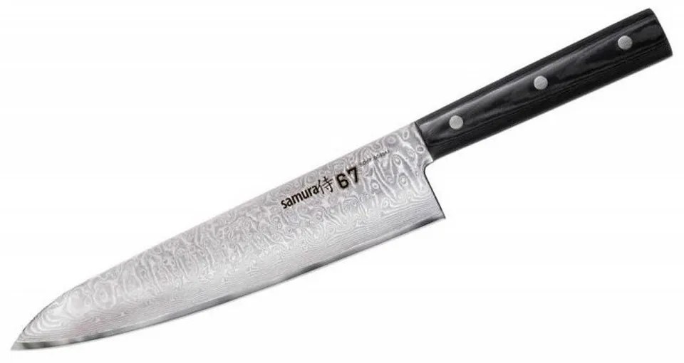 Μαχαίρι Σεφ Damascus 67 SD67-0085M 21,3cm Black Samura Stainless Steel